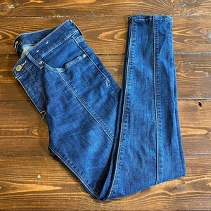 Express Mid Rise Ankle Legging Denim Perfect